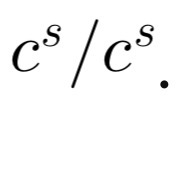 c superscript s over c superscript s — the homozygous colorpoint genotype